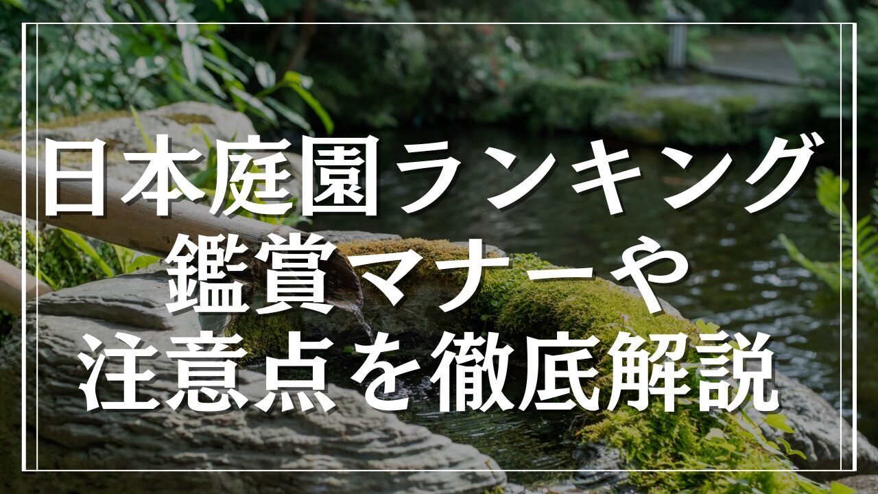 初心者向け日本庭園ランキングと鑑賞のコツを徹底解説