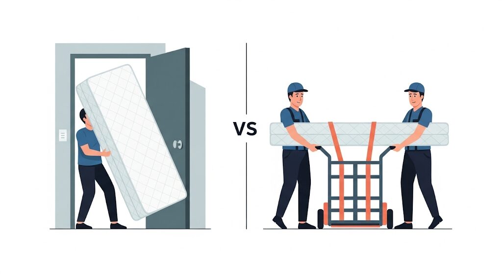 マットレスの引っ越しは自分で運ぶ？業者に頼む？