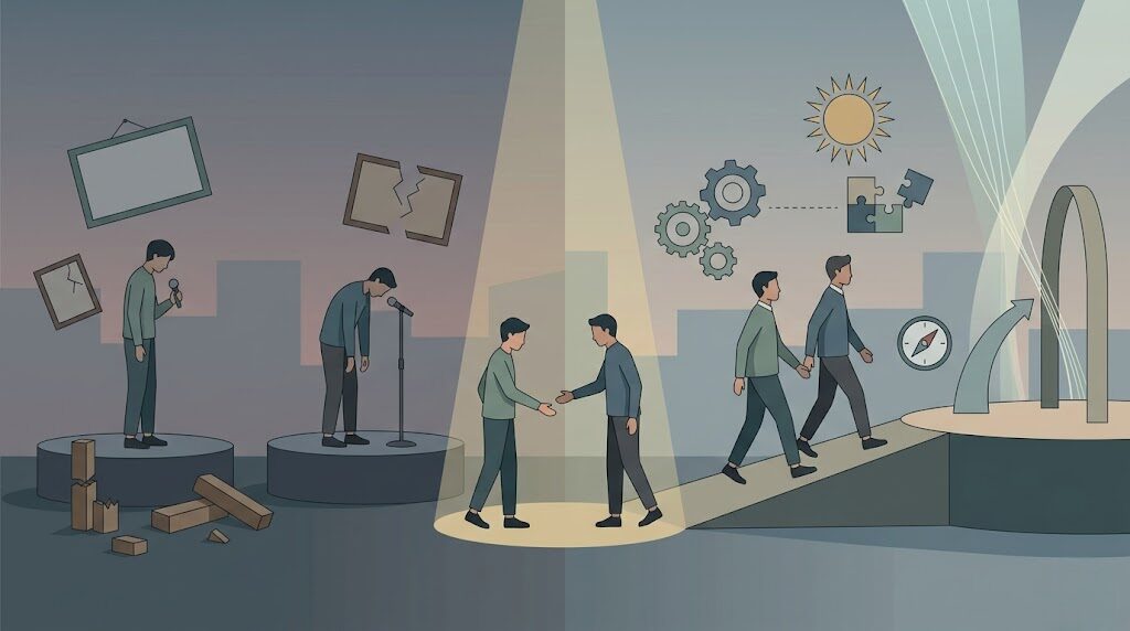 元コンビ解散からお試し結成までの経緯